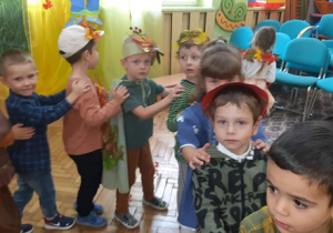 Chłopcy świetnie się bawią