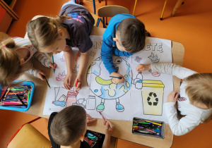 Kolorowanka podsumowująca działania