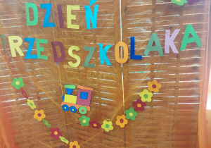 Dekoracja na Dzień Przedszkolaka