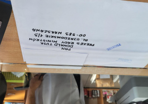 Kartki zostały wysłane na poczcie