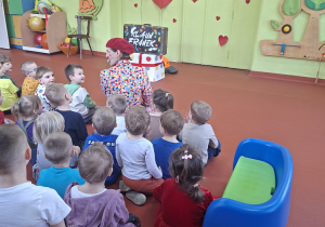 Klaun też czeka na występ