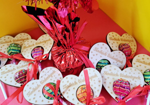 Słodkie lizaki od Rodziców, dziękujemy:)