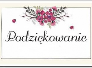 Podziękowanie